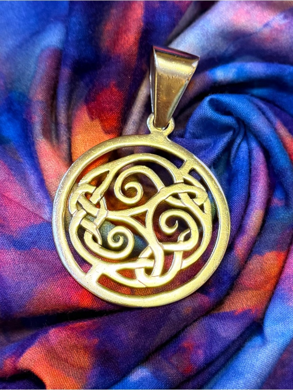 Silpada Sterling Silver Celtic Design Pendant